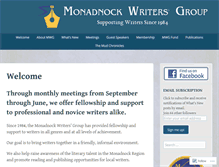 Tablet Screenshot of monadnockwriters.org